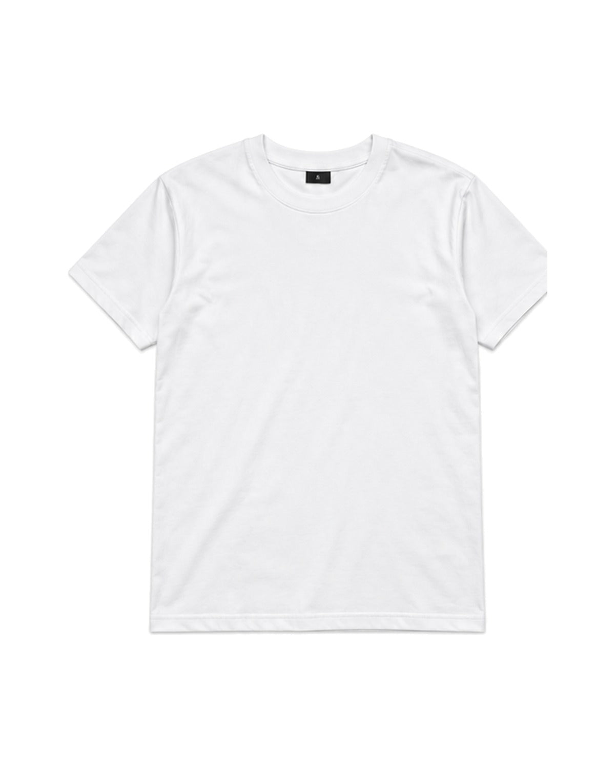 Camiseta básica blanca, vista frontal